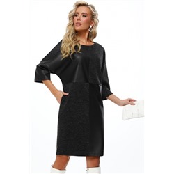 Платье-кокон Чёрный