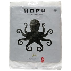 Жареные водоросли порфира нори Gold, Китай, 25 г Акция