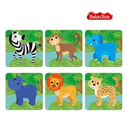 Пазлы MAXI «Собери свою зверюшку. Животные Африки» (24 элемента) Baby Toys