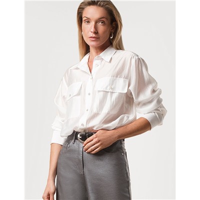 Блузка из полупрозрачного лиоцелла