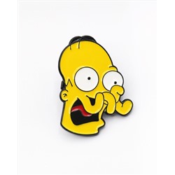 Металлический значок "Гомеро-Зойдберг"