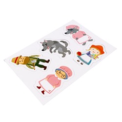 Магниты «Красная шапочка». Серия Магнитные истории (5 штук)