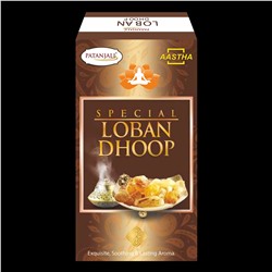Special LOBAN Dhoop, Patanjali (ЛОБАН мягкие благовония дхуп, Патанджали), 10 палочек.