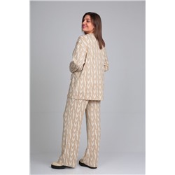 Mubliz 011 бежевый, Кардиган,  Брюки