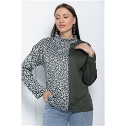 Блуза Элли (хаки) Б11306