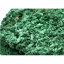 Минерал малахита плисового 175*120*60мм, 1453г