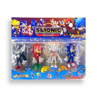 Набор фигурок СОНИК SONIC 4 шт на блистере в ассортименте AC65, AC65