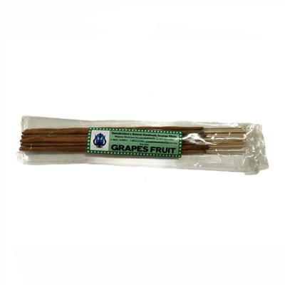 GRAPES FRUIT (GRAPEFRUIT) Ramakrishna's Natural Handmade Incense Sticks (ГРЕЙПФРУТ натуральные благовония ручной работы, Рамакришна), 20 г.