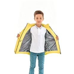 Парка зимняя для мальчика Мембрана желтый