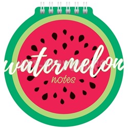 Блокнот А6 60 л. на гребне с фигурной высечкой "Watermelon"  Hatber 60Б6Aгр_19776, 60Б6Агр_19776