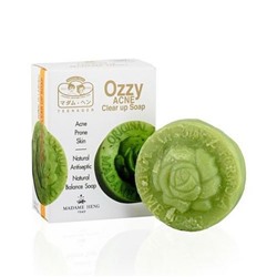 OZZY ACNE Clear up Soap, Madame Heng (Мыло для глубокой очистки проблемной кожи ОЗЗИ, Мадам Хенг), 50 г.