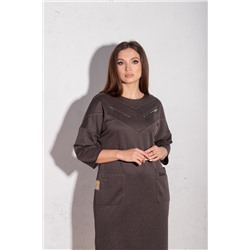 Angelina 634 коричневый, Платье