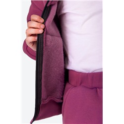 Теплый костюм для девочки из футера с начесом Happyfox