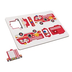 3D пазл-конструктор «Пожарная машина»