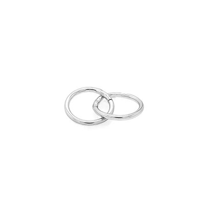 Серебряные серьги, без вставки, с-1,0, 1 см
