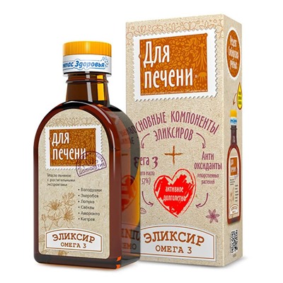 Эликсир "Для печени", 200мл К 0240
