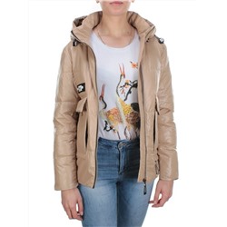 8267 BEIGE Куртка демисезонная женская BAOFANI (100 гр. синтепон) размер 50/52 идет на 50 российский