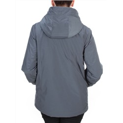 0835 GRAY/BLUE Куртка демисезонная женская RIKA (100 гр. синтепон) размер 58 - российский