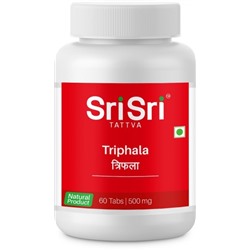 TRIPHALA Sri Sri Tattva (ТРИФАЛА, очищение и омоложение организма, Шри Шри), 60 таб.