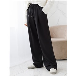 Брюки из тонкого джерси со шнурком