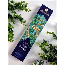 GOOD FORTUNE Premium Incense Sticks, Bestofindia (ВЕЗЕНИЕ премиальные благовония, Бэстофиндия), 70 г. (20 палочек + подставка в подарок)