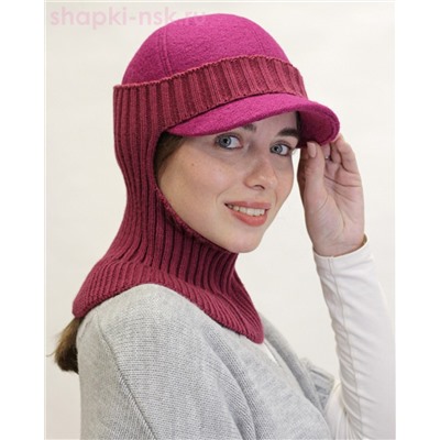 639-K-Д Комплект женский (бейсболка+снуд) (56-58)