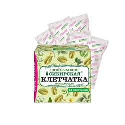 Сибирская клетчатка. С зеленым кофе "Очищающая", 8,5г х 14 пакетиков 7270