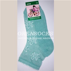 ЖЕНСКИЕ НОСКИ ЛЕН СЕТКА БЕЛОРУСОЧКА ЖЛ-14