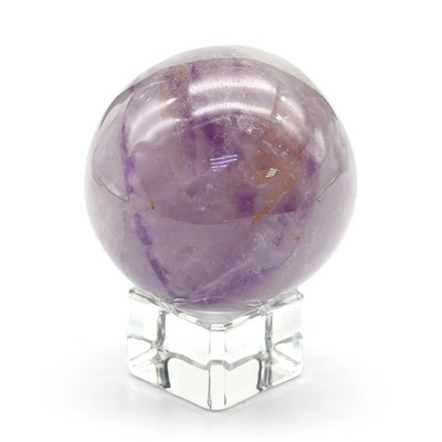 Шар из аметиста, диаметр 46-48мм, 140гр, сорт 2