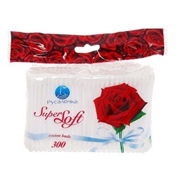 Ватные палочки РУСАЛОЧКА Super Soft 300шт. zip
