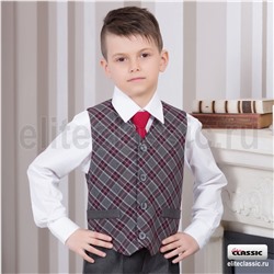 Жилет "Гимназист бордо"
