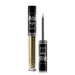 Подводка для глаз цветная LUXVISAGE Metal hype тон 5(Olive Sparks) 1г