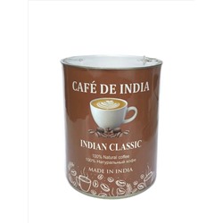 Cafe De India INDIAN CLASSIC, Bharat Bazaar (100% Натуральный растворимый кофе, Бхарат Базаар), 100 г.