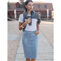 Юбка с металлизированным покрытием