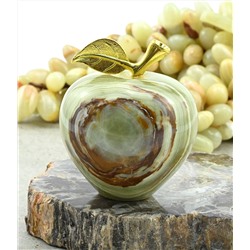 Яблоко из камня оникс 60*60*70мм.