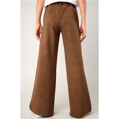 Брюки палаццо из футера для девочки Happyfox