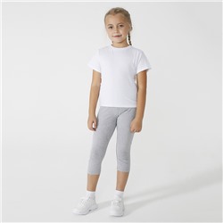 Легинсы для девочки Укороченные Серые