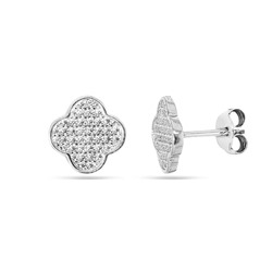 Серьги из серебра куб.циркон., МЦВА244