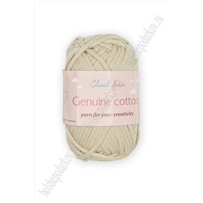 Пряжа "Genuine cotton" 50 гр (10 шт) SF-7844, бежевый