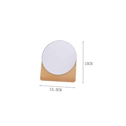 Farres. CM010 Зеркало косметическое настольное круглое 13,5х15х1см