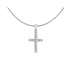 Подвеска из серебра куб.циркон., В10-0030