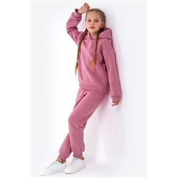 Теплый костюм для девочки из футера с начесом Happyfox