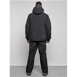 Горнолыжный костюм мужской зимний черного цвета 6317Ch