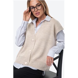 Женский вязаный жилет Happyfox