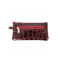 Футляр для ключей Croco-кл-500 (на молнии)  натуральная кожа бордо скат (67)  208508