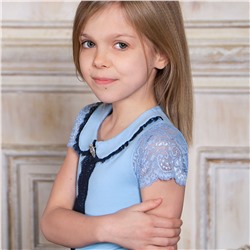 Блузка для девочки короткий рукав Соль&Перец