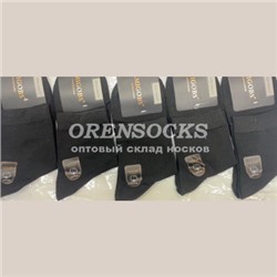 НОСКИ МУЖСКИЕ ХЛОПОК ЧЕРНЫЕ AMIGOBS 8340