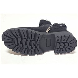 A521 черн Ботинки зима женские (36-41)/6