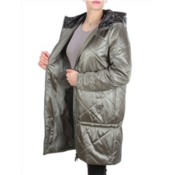 F02 DARK GREEN Куртка демисезонная женская (100 гр. синтепон) размер XL (48) - 52 российский