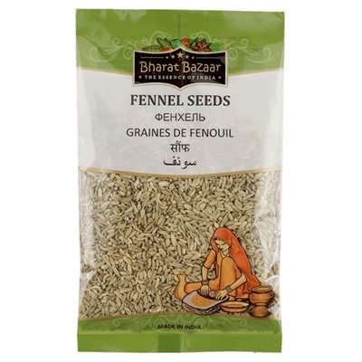 FENNEL SEEDS (SOUNF) Bharat Bazaar (Семена фенхеля, Бхарат Базар), 100 г.